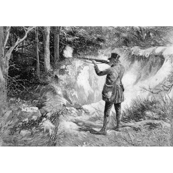 Chantrey'S Famous Shot Poster Print By Mary Evans Picture Librarypeter & Dawn Cope Collection