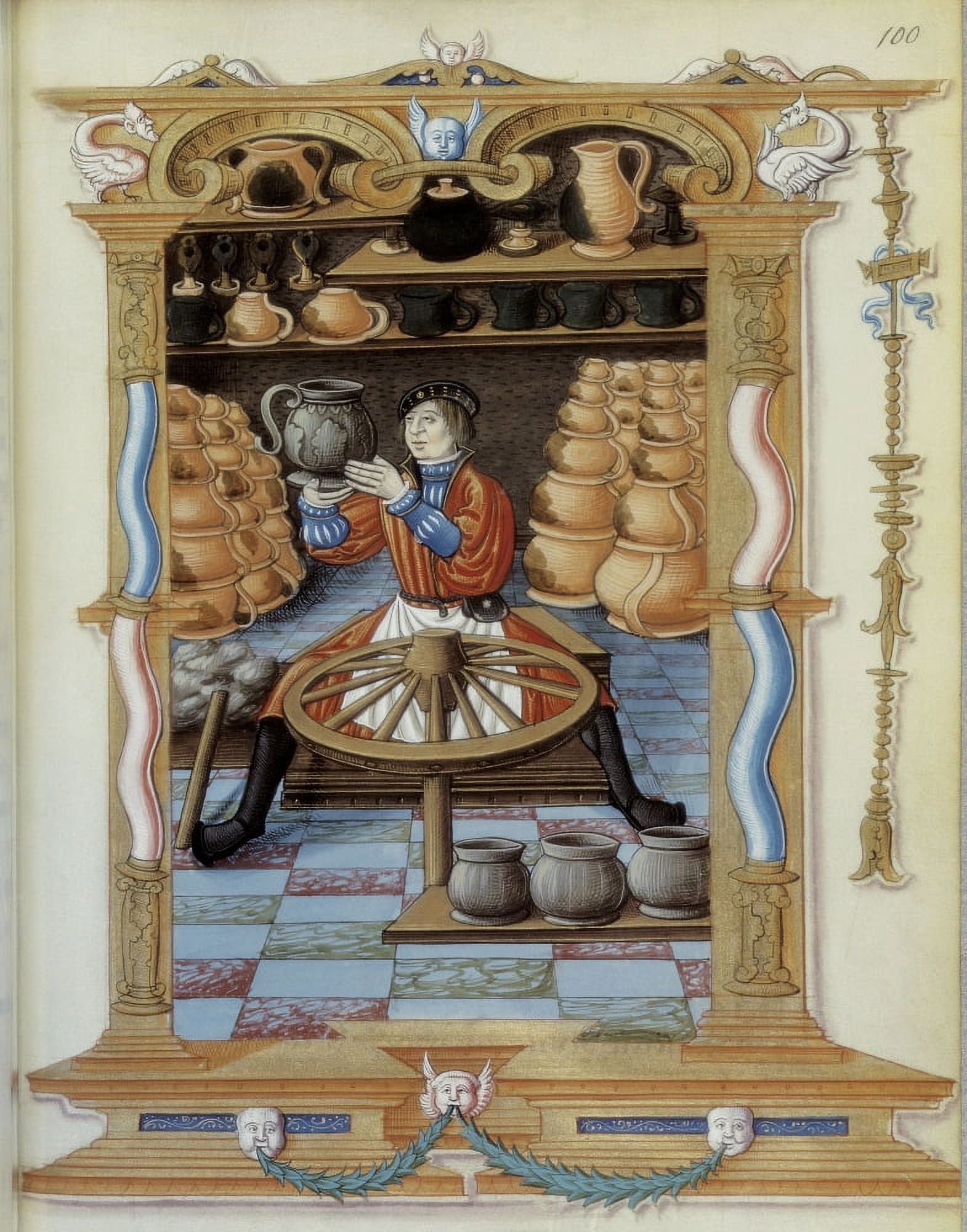 Chants Royaux Sur La Conception (16Th C Canvas Art - (18 x 24)