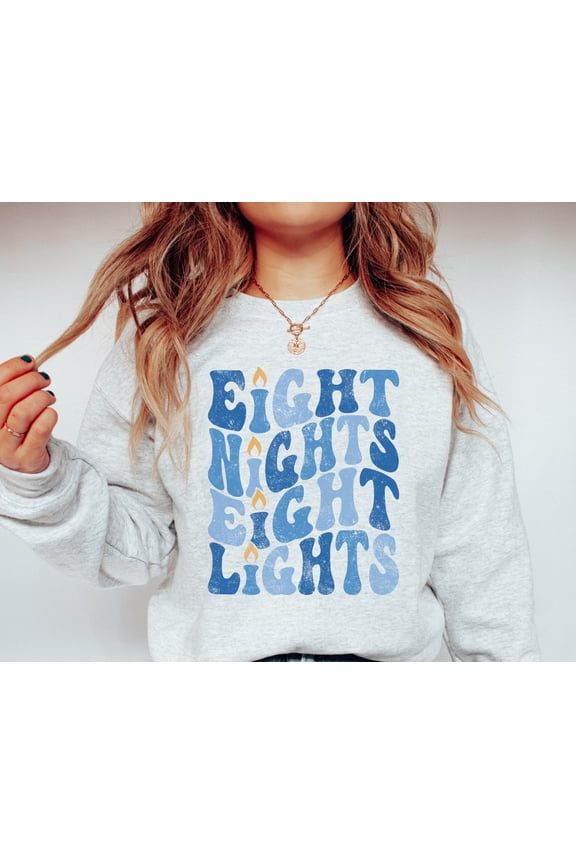 Chanukah Sweatshirt, Womens Hanukah Sweatshirt, Chanukah Crewneck, Hanukkah Sweater, Hannukah Family Tops, Mens Chanuka Sweatshirt, Unisex SWEATSHIRT All Size S-5XL
