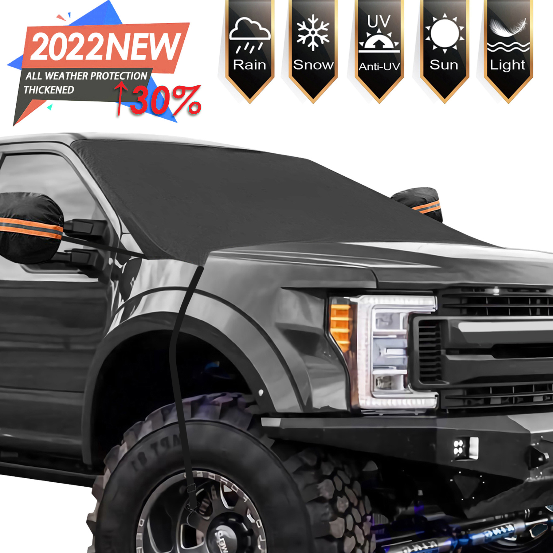 FrostGuard Pro Automotive Winter Windshield Cover Standard Size in