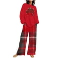 thumbnail image 1 of ChaoHeng 2024 Christmas Cotton Linen Outfits for Women 2 Piece Lounge Sets Save Up Under 50%(Red,S), 1 of 4