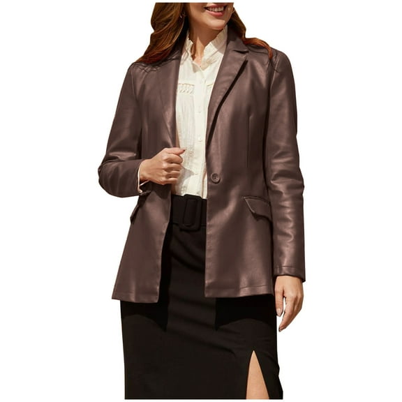 ChaoHeng Ladies Jackets with Hoods Lightweight Long Sleeve Print Tops Coat 50% Off Clear,Casual Women's Collar Neck Summer Outwear Pocket Zipper Regular(Coffee,XL)