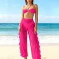 thumbnail image 1 of ChaoHeng Plus Size Swimsuit for Women Women's High Waist 3 Piece Swimsuit Set Bikini with Matching Cover Up, 1 of 4