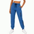 thumbnail image 1 of ChaoHeng Women Pants under $5 Women's Wide Leg Joggers Cuffed Ankle Pull-On Pants with Pockets, 1 of 8