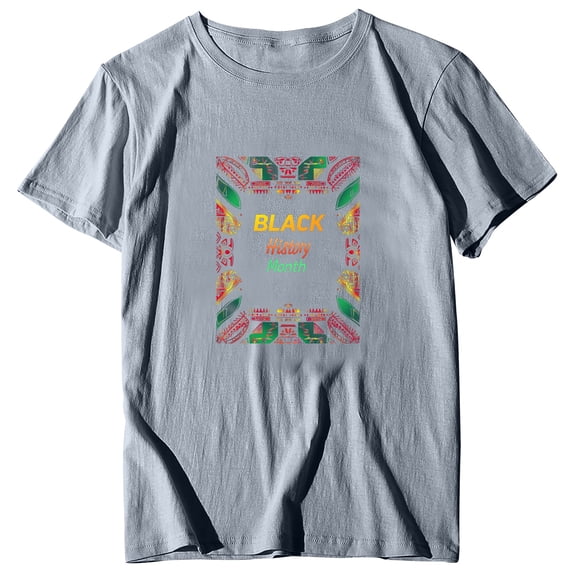 ChaoHeng Women Tops Summer Trendy Tops for Women 2025 Women's New Casual Fashion Loose Print Short Sleeve T-Shirt
