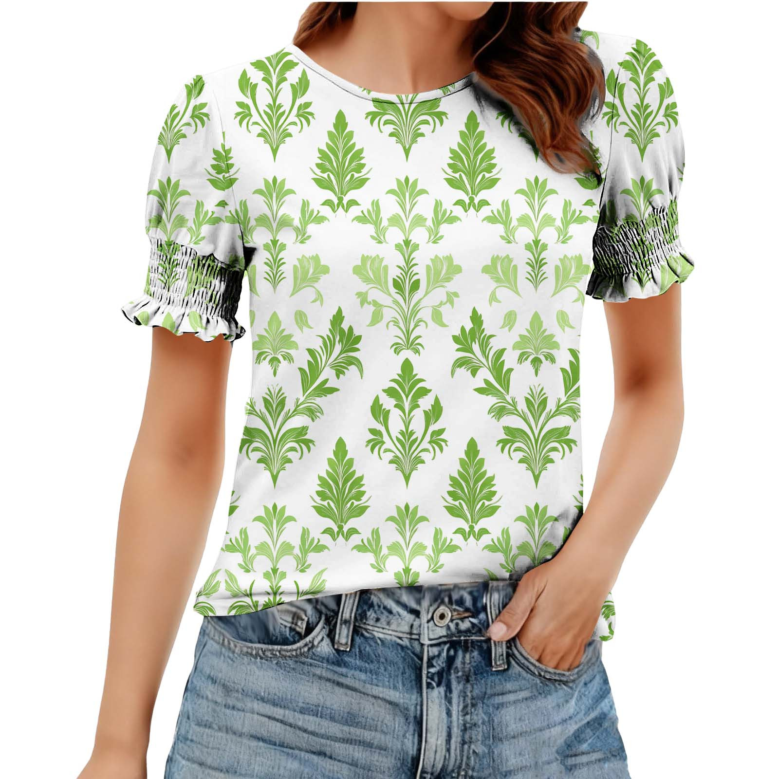 ChaoHeng Womens Tops Casual 1/2 Sleeve Women's Fashion Spring and ...