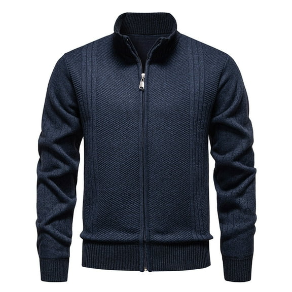 ChaoLingNeng Men Sweaters Fall Mens Sweater Crewneck Knit Sweaters Casual Waffle Pullover Sweater for Men Long Sleeve Warm Cozy Tops