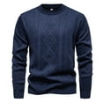 thumbnail image 1 of ChaoLingNeng Men Sweaters Fall Mens Sweater Crewneck Knit Sweaters Casual Waffle Pullover Sweater for Men Long Sleeve Warm Cozy Tops, 1 of 4
