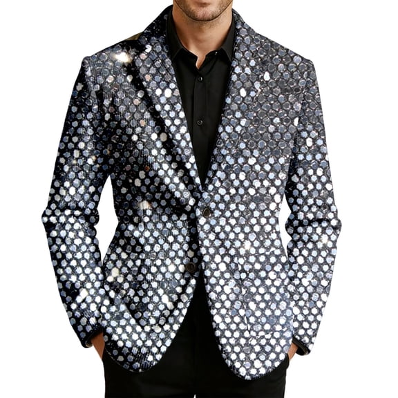 ChaoLingNeng Mens Mardi Gras Blazer, Relaxed Fit Carnival Print Suit Jackets Holiday Party Corduroy Button Blazers Fall Fashion Warm Mens Sport Coats And Blazers