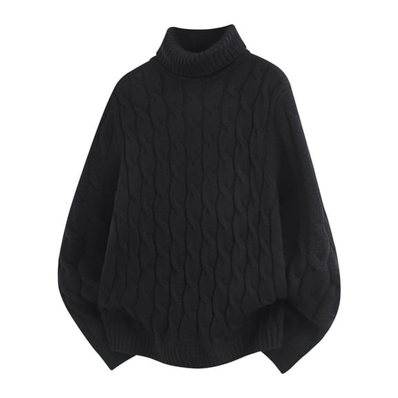 ChaoLingNeng Mens Winter Lined Hooded Sweater Long Sleeve Pullover Warm Knitted Outerwear Casual Soft Comfortable Button Knitted Sweaters