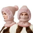thumbnail image 1 of ChaoLingNeng Winter Beanie Hats for Women with Ear Flaps Crochet Skull Cap Warm Outdoor Ski Snow Hats Pompoms, 1 of 5