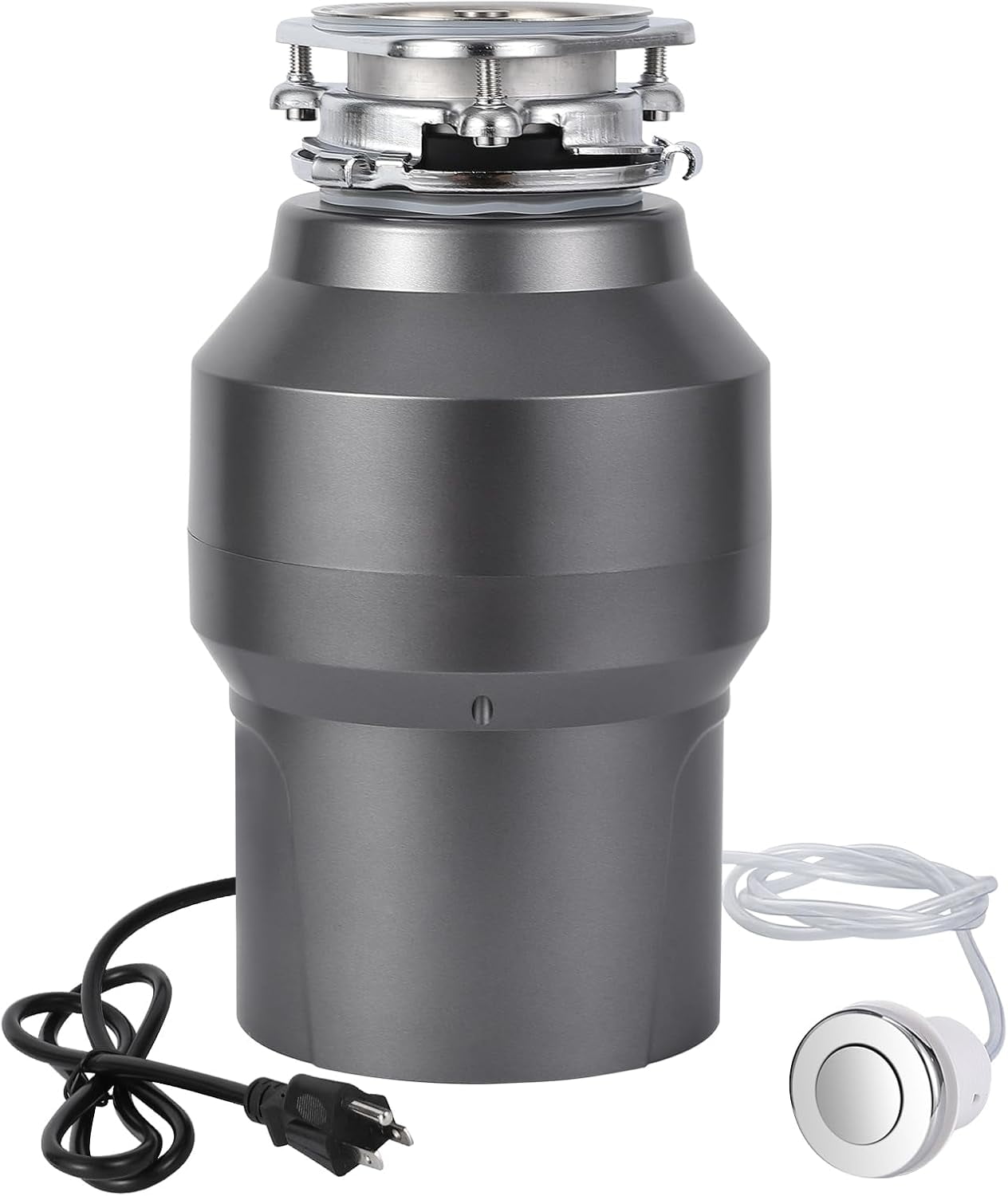 ChaoLink 1/2HP Garbage Disposal, 380W 110V Food Waste Disposer, Continuous Feed, 14" Cord, 3500RPM, Wireless Switch