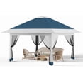 thumbnail image 1 of ChaoLink 12x12 Pop Up Gazebo Outdoor Canopy Shelter with Mosquito Netting and 4 Stakes, Instant Gazebo Tent, 1 of 7