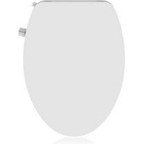 ChaoLink 17" Round Bidet Toilet Seat, Self-Cleaning Dual Nozzles, Adjustable Spray Pressure & Position