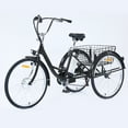 thumbnail image 1 of ChaoLink 24in Electric Tricycle for Adults 750W Motor,Electric Trike with 48V-16Ah Removable Battery.32 MPH Max Speed.7-Speed Gears,4 Riding Modes,3 Wheel Electric Bikeblack, 1 of 8