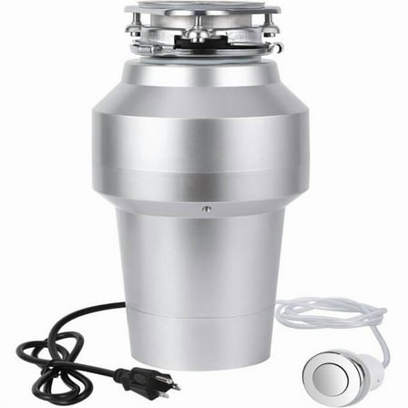 ChaoLink 3-4HP Garbage Disposal, 560W Food Garbage Disposals, 0.75HP Continuous Feed Food Waste Disposer With 14 Inch Cord, 4200r-Min Food Waste Grinding SystemAir switch