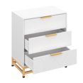 thumbnail image 1 of ChaoLink 3 Drawer Modern Nightstand, 60x40x73cm Wood Chest for Bedroom, Storage Organizer Unit, 1 of 6
