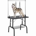 thumbnail image 1 of ChaoLink 36inch Foldable Pet Grooming Table for Dogs with Height Adjustable Arms and Mesh Tray, 1 of 9