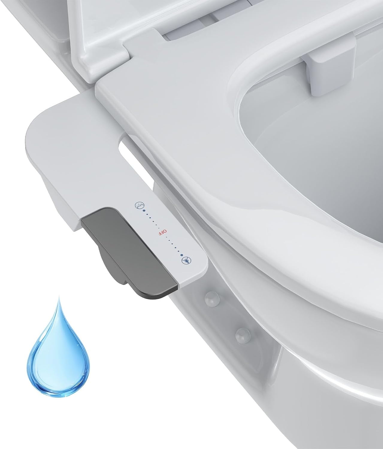 ChaoLink Bidet Attachments, Self Cleaning Dual Nozzle with Frontal/Rear Wash