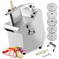 thumbnail image 1 of ChaoLink Commercial Food Processor, 3/4/7mm Shred & 2/4mm Slice, Stainless Steel Slicer for Restaurant Kitchen, 1 of 7