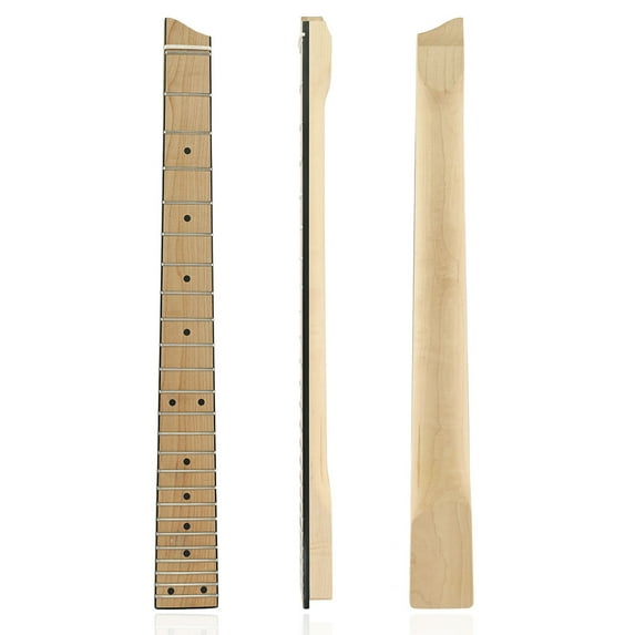 ChaoLink Electric Guitar Neck Replacement - 25-Fret Headless Handle with Maple Fretboard - For 6-String Travel Guitar