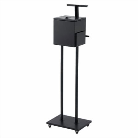 ChaoLink Floor Standing Drop Box with Stand - Black Secure Collection Box (14\