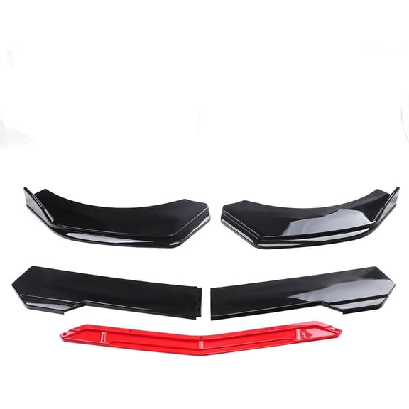 ChaoLink Front Bumper Lip Spoiler for 1.9M/6.2FT Wide Cars, Side Skirt Splitter Kit, ABS Chin Spoiler Diffuser Protector, Front Bumper Body Kit Bright