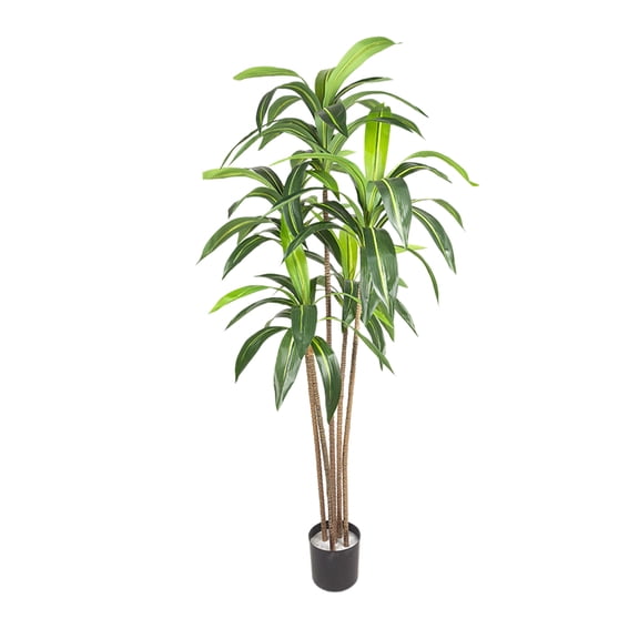 ChaoLink Garden Artificial Tree, 6FT Faux Brazilian Ironwood with Realistic Trunks