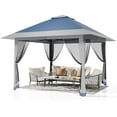 thumbnail image 1 of ChaoLink Gazebo Canopy Tent Easy Up Outdoor Waterproof Upgrade Portable Pergola with Double Vented Roof, 1 of 7