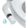 thumbnail image 1 of ChaoLink One Set Of ABS Double Wheel Double Spray Boom Bidet, 1 of 6