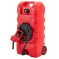 thumbnail image 1 of ChaoLink Portable Fuel Caddy 15 Gallon Gas Fuel Tank Container Caddy, Caddy with Shut-Off Valves, Siphon Mode Flow Rate of 2 Gallons Per Minute, ScarletRed, 1 of 8