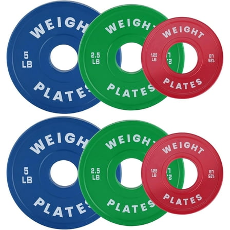 ChaoLink Premium 2 - Inch Rubber Bumper Plates for Home Gym Lifting and Strength Training