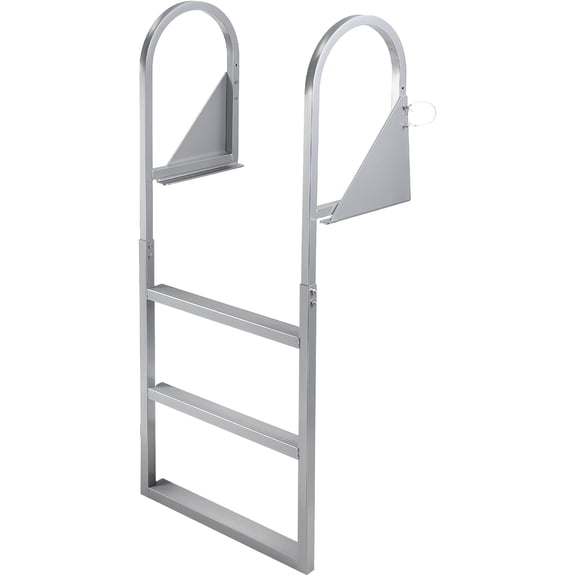 ChaoLink Removable Dock Ladder - 3/4/5 Steps,350/500lbs Load Capacity,Aluminum,Nonslip,for Lake,Marine Boarding,Pool
