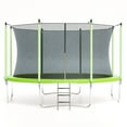 thumbnail image 1 of ChaoLink Trampoline, 10FT 12FT 14FT 16FT Trampolines for Kids & Adults, Trampoline with Enclosure, Ladder, Recreational Trampolines for Outdoor Jumpgreen, 1 of 8