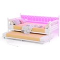 thumbnail image 1 of ChaoLink Twin Bed Frame Daybed with Trundle, Metal Day Bed Frame with LED Lights & Charging Station, Pull-Out Trundle Bed with USB Ports for Bedroom, Living Room, Guest Room, Small Spaces, White, 1 of 8