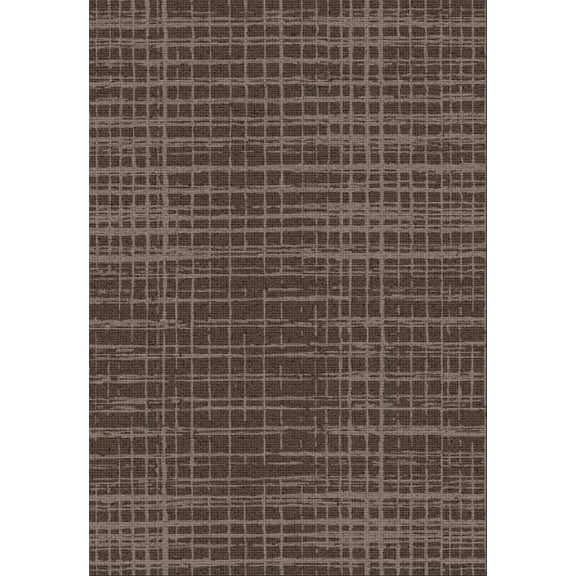 ChaoLink Washable 1200Gsm Velvet Pearl Area Rug - Modern-Cross, Brown Tone, 9*12ft