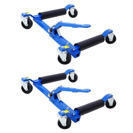 ChaoLink Wheel Dolly 2-Pack, 3000LBS Capacity, Heavy Duty Car Skate, Vehicle Positioning Dolly with Ratcheting Foot Pedal, Tire Jack for Car, Truck, RV, Trailer