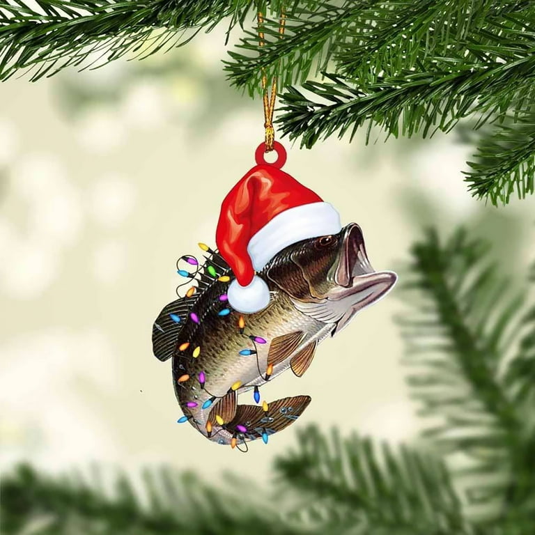Chaolei Christmas Decorations Personalized Green Bass Fish