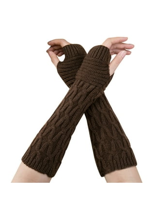 long wool gloves