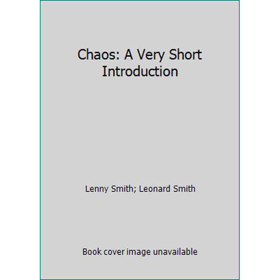 Pre-Owned Chaos: A Very Short Introduction (Paperback) 0192853783 9780192853783