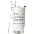 thumbnail image 1 of Chaos Coordinator 20 Oz Stainless Steel Tumbler Cup Gifts for Boss, Assistant, Teacher, Funny Appreciation, Inspiration Work Gifts For Coworkers -Birthday, Retirement, Thank You Gift, 1 of 5