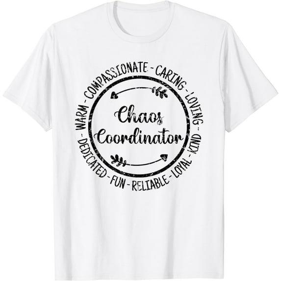 Chaos Coordinator Admin Office Squad Team Vintage Distressed T-Shirt