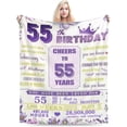thumbnail image 1 of Chaos Coordinator Blanket Gifts, Thank You Gifts for Women, Boss Lady Gifts for Women, Best Appreciation Christmas Birthday Gift for Coworker, Teacher, Social Worker, Manager, Cozy Blanket 50" X 60", 1 of 5