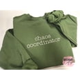 thumbnail image 1 of Chaos Coordinator Embroidered Crewneck Sweatshirt, Funny Meme Trend Embroidered Shirt, Mom Gifts, 1 of 4