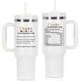 thumbnail image 1 of Chaos Coordinator Gift for Teacher Appreciation Boss Lady Manager Coworker Mom, 40 oz Chaos Coordinator Tumbler with Handle, White, 1 of 6