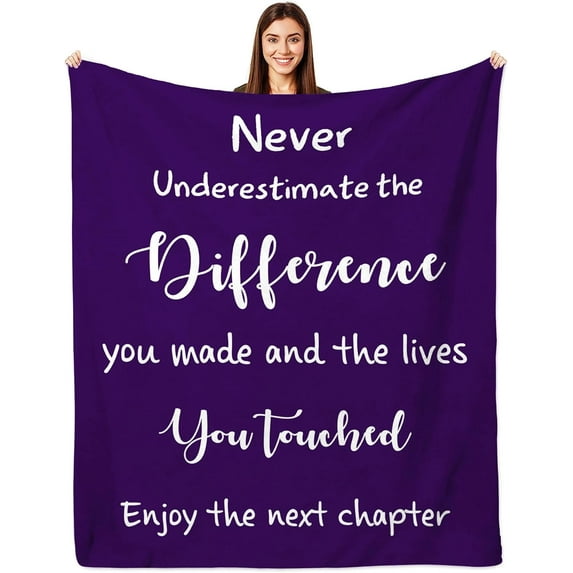 Chaos Coordinator Gifts Blankets for Women, Thank You Gifts, Boss Lady Gifts for Women, Appreciation Gifts for Coworker Manager Employee 60"" X50 Chaos Coordinator Blanket