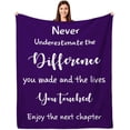 thumbnail image 1 of Chaos Coordinator Gifts Blankets for Women, Thank You Gifts, Boss Lady Gifts for Women, Appreciation Gifts for Coworker Manager Employee 60"" X50 Chaos Coordinator Blanket, 1 of 5