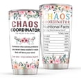 thumbnail image 1 of Chaos Coordinator Gifts-Chaos Coordinator Travel Mug with Straw for Mom Coworker Boss Manager Employee-Retirement Birthday Gifts for Women Men Boss Lady Coffee Tumbler 20oz, 1 of 6