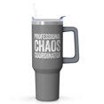 thumbnail image 1 of Chaos Coordinator Premium Insulated Tumbler Gift - 40 Oz Cup with Handle & Straw, Funny Cute Coffee Mug for Women, Boss, Coworker, Teacher, Nurse, Mom, Best Friend, 1 of 5