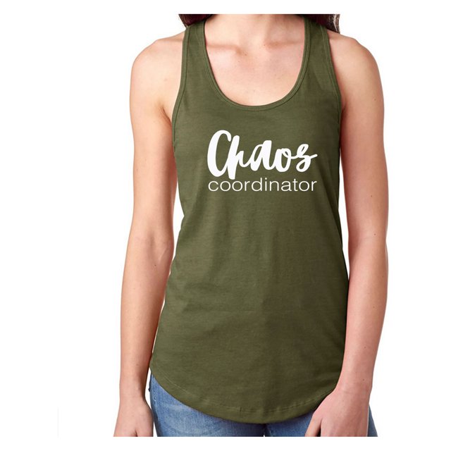 Chaos Coordinator Racerback Tank